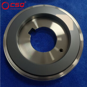 Customized Size SiC Thrust Disc with Corrosion Resistance and High Thermal Conductivity for Ceramic Sliding Bearings