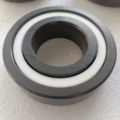Corrosion Resistant 6206 Si3N4 Ceramic Ball Bearing With PTFE Cage And P6 Precision