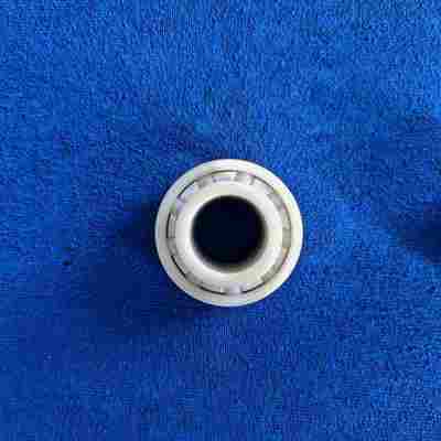 ZrO2 UC205 Ceramic Insert  Ball Bearing PTFE Cage With Adapting Thread In Conveyor Systems